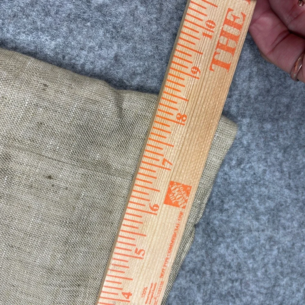 Murano Beige Linen Dress Pants